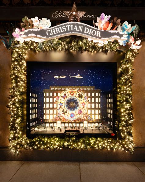 dior window display 2023|dior light show.